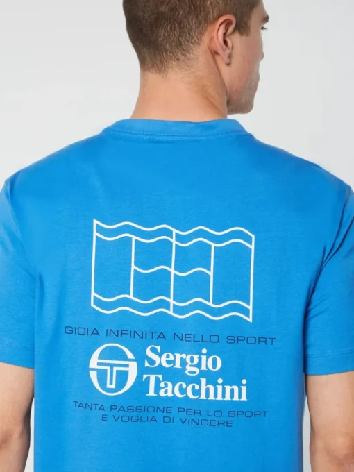 Sergio Tacchini View All<Onda T-Shirt- Palace Blue