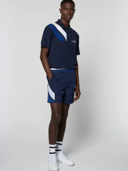 Sergio Tacchini Nylon<Ortica Tennis Short- Maritime Blue