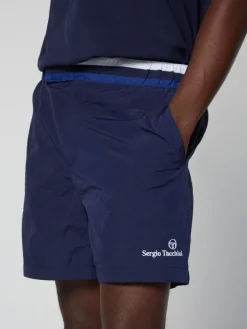 Sergio Tacchini Nylon<Ortica Tennis Short- Maritime Blue