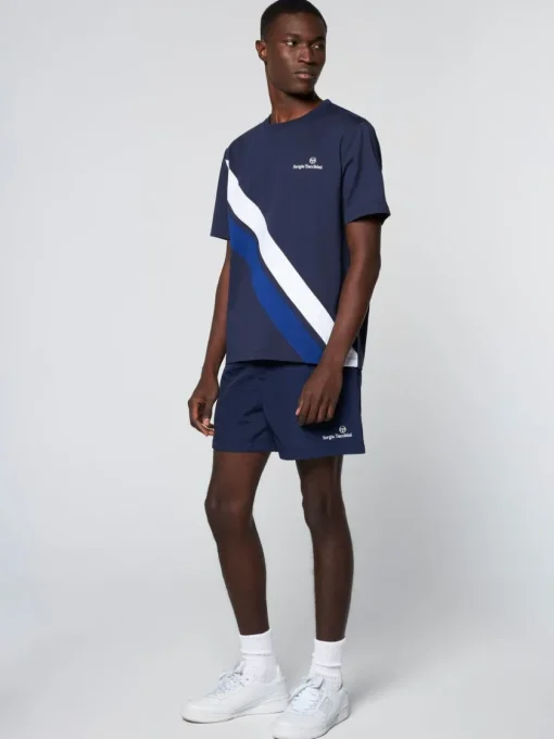 Sergio Tacchini T-Shirts<Ortica Tennis T-Shirt- Maritime Blue