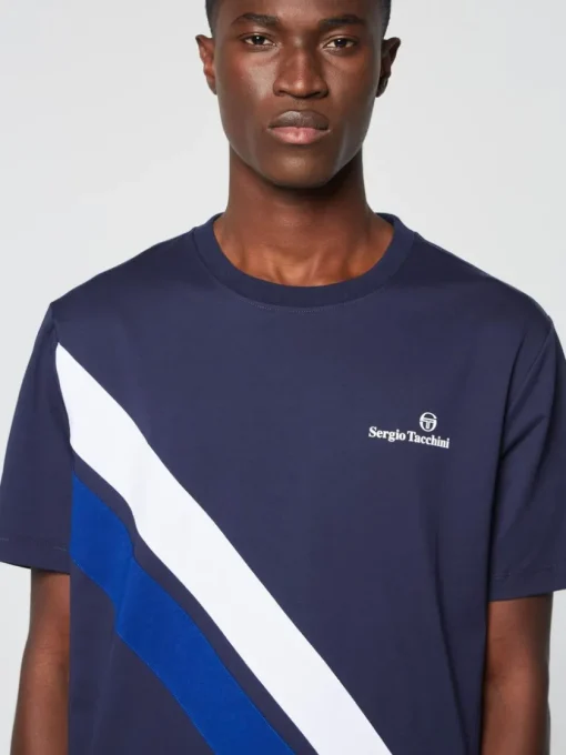 Sergio Tacchini T-Shirts<Ortica Tennis T-Shirt- Maritime Blue