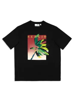 Sergio Tacchini T-Shirts<Palma T-Shirt- Black Beauty