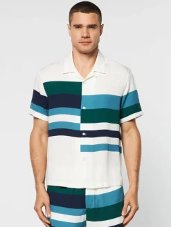 Sergio Tacchini View All<Pennellata Cabana Shirt- Gardenia/ Multi