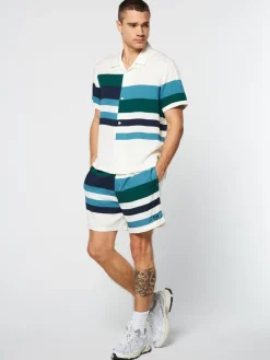 Sergio Tacchini Matching Separates<Pennellata Cabana Shirt- Gardenia/ Multi