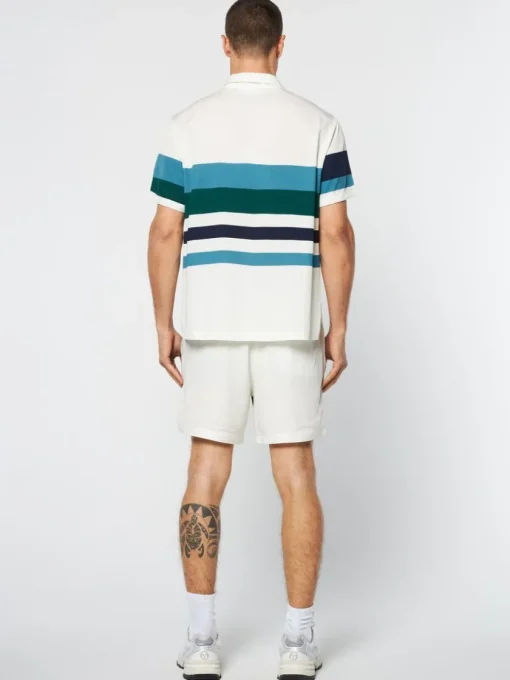 Sergio Tacchini Matching Separates<Pennellata Cabana Shirt- Gardenia/ Multi