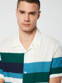 Sergio Tacchini Matching Separates<Pennellata Cabana Shirt- Gardenia/ Multi