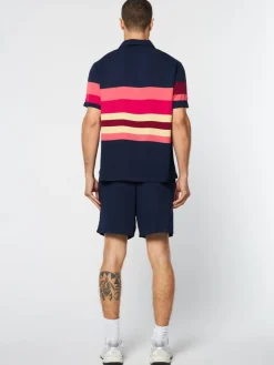 Sergio Tacchini View All<Pennellata Cabana Shirt- Maritime Blue/ Multi