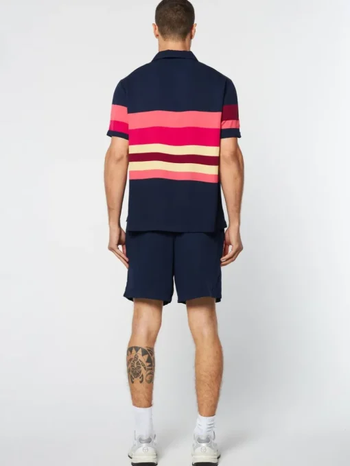 Sergio Tacchini View All<Pennellata Cabana Shirt- Maritime Blue/ Multi
