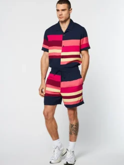 Sergio Tacchini Matching Separates<Pennellata Short- Maritime Blue/ Multi