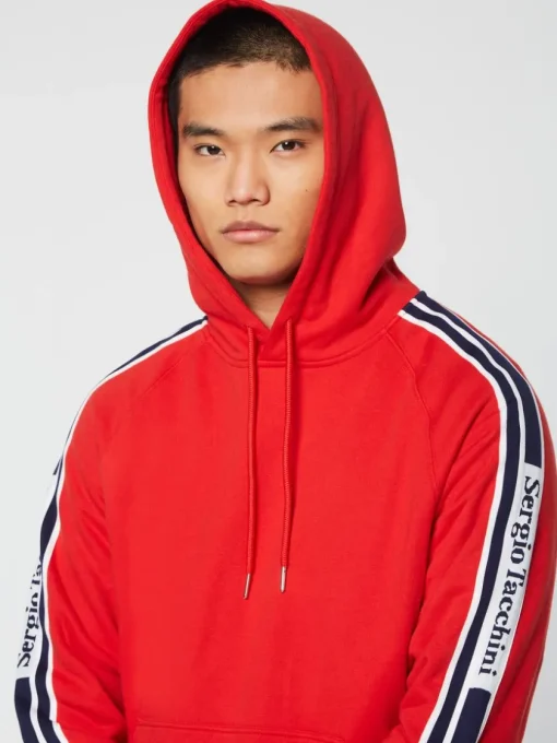 Sergio Tacchini View All<Pereto Tape Hoodie- Adrenaline Rush