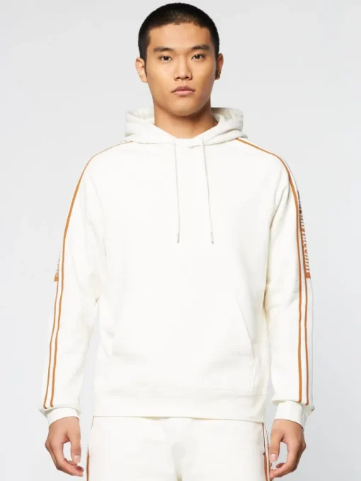 Sergio Tacchini View All<Pereto Tape Hoodie- Gardenia