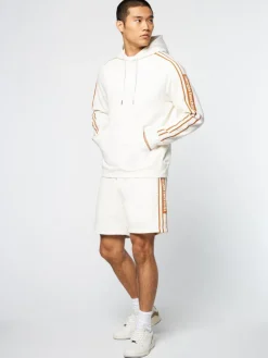 Sergio Tacchini View All<Pereto Tape Hoodie- Gardenia