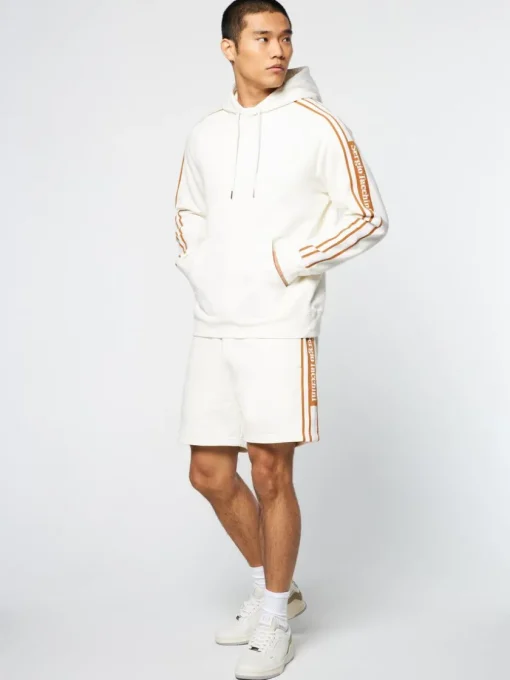 Sergio Tacchini View All<Pereto Tape Hoodie- Gardenia
