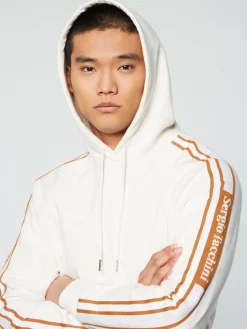 Sergio Tacchini View All<Pereto Tape Hoodie- Gardenia