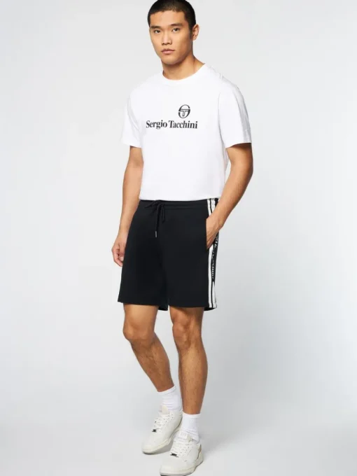 Sergio Tacchini View All<Pereto Tape Short- Black Beauty