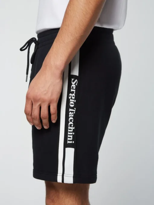 Sergio Tacchini View All<Pereto Tape Short- Black Beauty