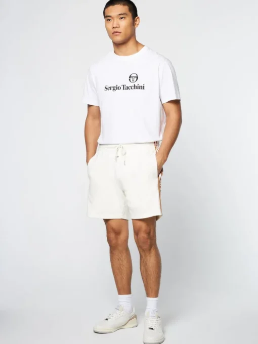 Sergio Tacchini Shorts And Swim<Pereto Tape Short- Gardenia