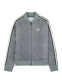 Sergio Tacchini View All<Pereto Velour Track Jacket- Sleet