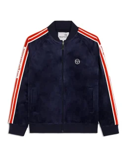 Sergio Tacchini Tracksuits<Pereto Velour Track Jacket- Maritime Blue