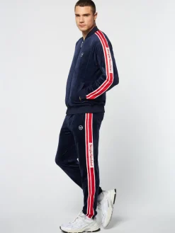 Sergio Tacchini Tracksuits<Pereto Velour Track Jacket- Maritime Blue