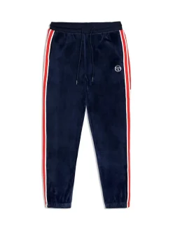 Sergio Tacchini Tracksuits<Pereto Velour Track Pant- Maritime Blue