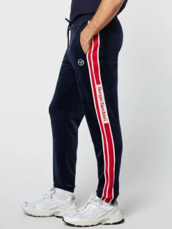 Sergio Tacchini Tracksuits<Pereto Velour Track Pant- Maritime Blue