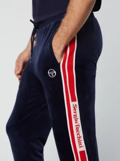Sergio Tacchini Tracksuits<Pereto Velour Track Pant- Maritime Blue
