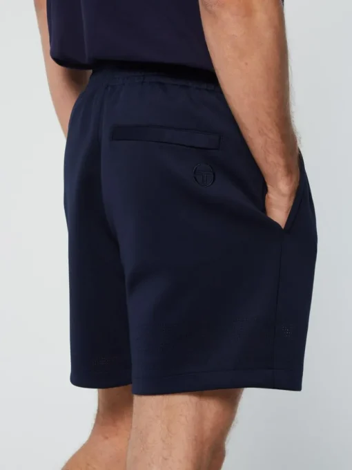 Sergio Tacchini For The Court<Perforata Short- Maritime Blue