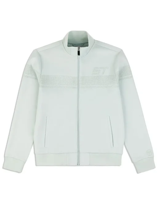 Sergio Tacchini For The Court<Perforata Track Jacket- Surf Spray