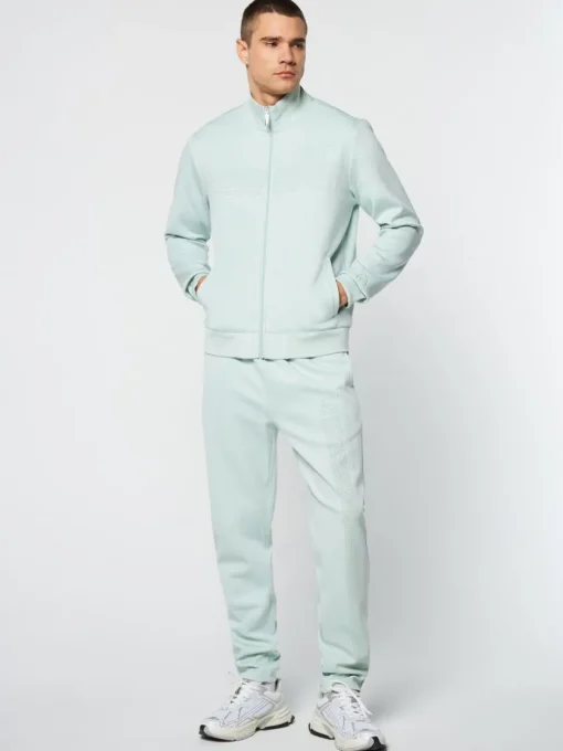 Sergio Tacchini For The Court<Perforata Track Jacket- Surf Spray