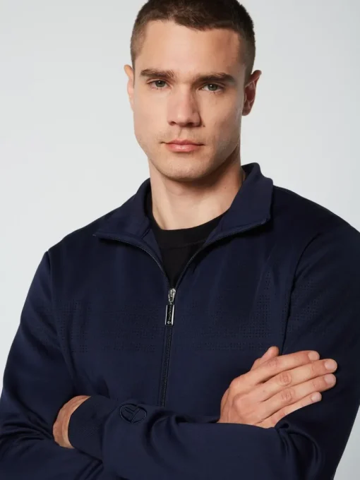 Sergio Tacchini For The Court<Perforata Track Jacket-Maritime Blue
