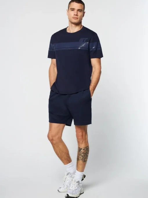 Sergio Tacchini For The Court<Perforata T-Shirt- Maritime Blue