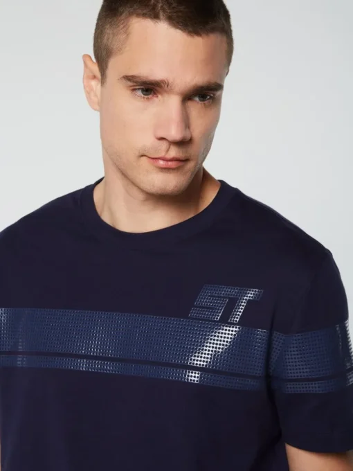Sergio Tacchini For The Court<Perforata T-Shirt- Maritime Blue
