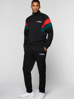 Sergio Tacchini Jackets<Pero Track Jacket- Black Beauty