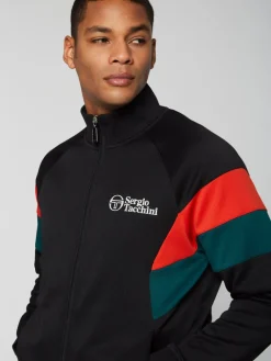 Sergio Tacchini Jackets<Pero Track Jacket- Black Beauty