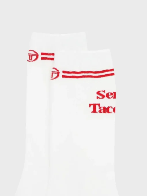 Sergio Tacchini For The Court<Prep Crew High Socks- White