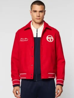 Sergio Tacchini View All<Prep Wool Varsity Jacket- Adrenaline Rush