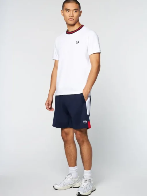 Sergio Tacchini T-Shirts<Rainer T-Shirt- White/ Adrenaline Rush