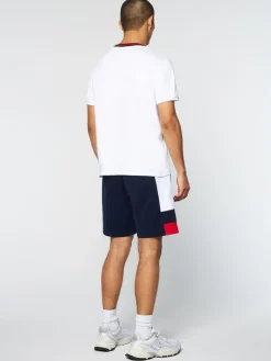 Sergio Tacchini T-Shirts<Rainer T-Shirt- White/ Adrenaline Rush