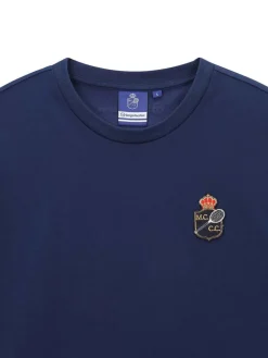 Sergio Tacchini For The Court<Rally Mch T-Shirt- Navy