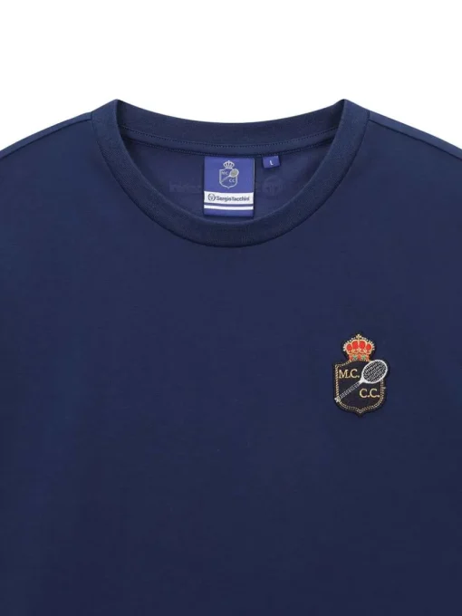 Sergio Tacchini For The Court<Rally Mch T-Shirt- Navy