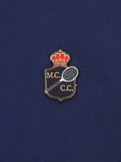 Sergio Tacchini For The Court<Rally Mch T-Shirt- Navy