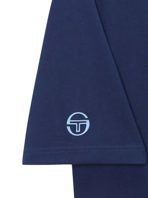 Sergio Tacchini For The Court<Rally Mch T-Shirt- Navy