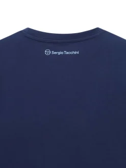 Sergio Tacchini For The Court<Rally Mch T-Shirt- Navy