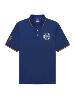 Sergio Tacchini For The Court<Ranking Staff Polo- Navy