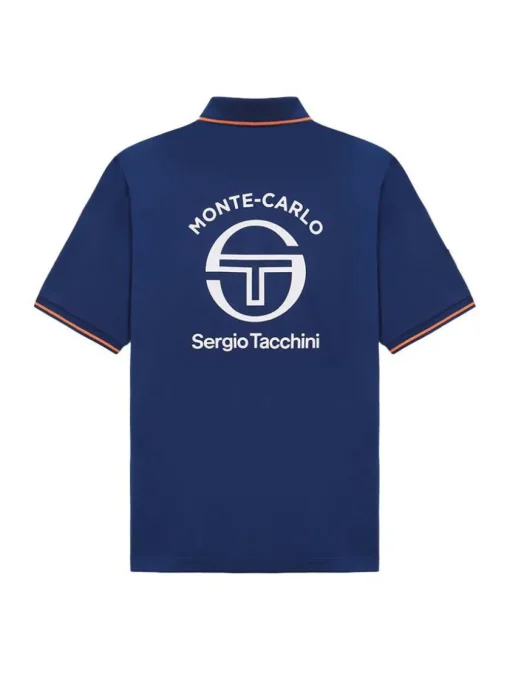 Sergio Tacchini For The Court<Ranking Staff Polo- Navy