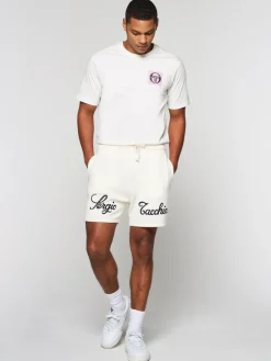 Sergio Tacchini Shorts And Swim<Ricamo Knit Short- Gardenia