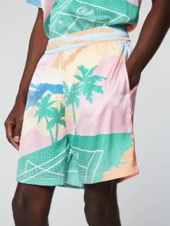 Sergio Tacchini View All<Riviera Short- Deep Mint/ Multi