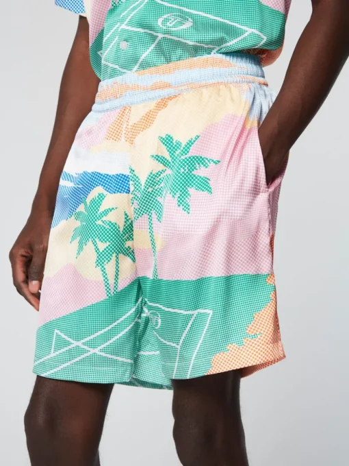 Sergio Tacchini View All<Riviera Short- Deep Mint/ Multi