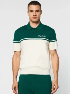 Sergio Tacchini Knitwear<Roselli Knit Polo- Evergreen